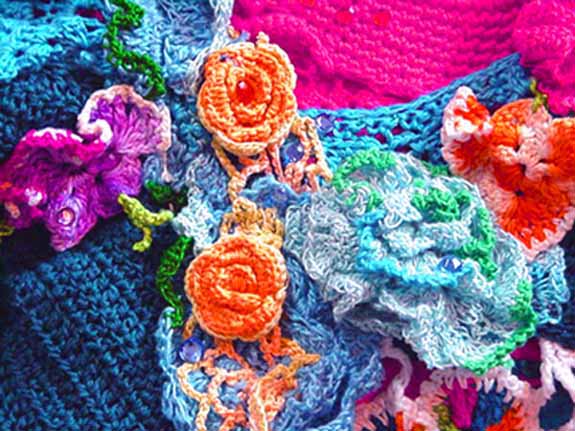 Crochet collage.